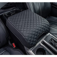 Load image into Gallery viewer, JDMCAR Center Console Cushion Compatible with 2015-2020 Ford F150 Accessories, Customized PU Leather Armrest Cover Center Console Protector (Fits Bucket Seat Only)