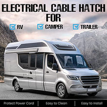 Load image into Gallery viewer, NUSET White Electrical Cable Hatch Lock with Key, RV042