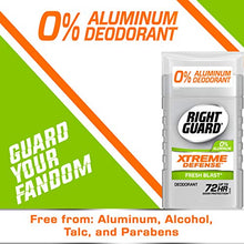 Load image into Gallery viewer, Right Guard Xtreme Defense Aluminum-Free Deodorant Invisible Solid Stick, Fresh Blast, 3 Ounce (Pack of 4)