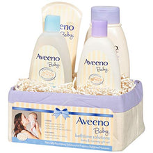 Load image into Gallery viewer, Aveeno Baby Daily Bathtime Solutions Gift Set to Nourish Skin for Baby and Mom, 4 items