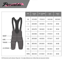 Load image into Gallery viewer, Przewalski Men's Cycling Bib Shorts, 4D Padded Compression Bike Tights Breathable Bicycle Pants UPF 50+, Classic Series, Black/S