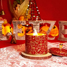 Load image into Gallery viewer, Leize Fall Candles, Pumpkin Cinnamon Scented Candles, 100% Soy Candles for Home, Highly Scented Aromatherapy Candles, 50 Hours Long Burning, Candles Gifts for Halloween Christmas Home Decoration