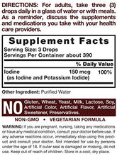 Load image into Gallery viewer, Liquid Iodine Solution Drops | 2 fl oz | 150 mcg | Iodine & Potassium Iodine Supplement | Vegetarian, Non-GMO, Gluten Free Liquid Tincture | by Horbaach