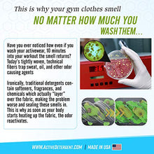 Load image into Gallery viewer, Active Wear Laundry Detergent & Soak - Formulated for Sweat and Workout Clothes - Natural Performance Concentrate Enzyme Booster Deodorizer - Powder Wash for Activewear Gym Apparel (90 Loads)