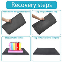 Load image into Gallery viewer, kaxionage Cat Litter Mat, Kitty Litter Mat, Honeycomb Double Layer Trapping Litter Mat Design,Waterproof Urine Proof Cat Mat,Easy Clean Scatter Control (Grey)