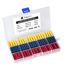 Load image into Gallery viewer, ELECFUN 200pcs 10-22AWG Assorted Butt Splice Crimp Connectors, Insulated Electrical Straight Wire Terminal Connectors