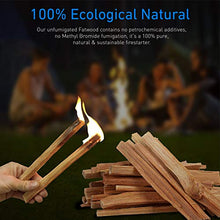 Load image into Gallery viewer, EasyGoProducts Eco-Stix Fatwood Fire Starter Kindling Firewood Sticks – 100% Organic – Firestarter for Wood Stoves, Fireplaces, Campfires, Bonfires, 02 Pounds, 02 Lbs