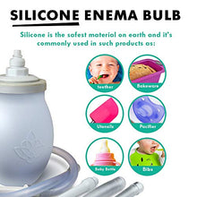 Load image into Gallery viewer, Silicone Enema Bulb Kit - Extra Large 15oz (450ml) Anal Douche for Men and Women - Portable - BPA and Phthalates Free - by Mikacare