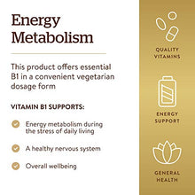 Load image into Gallery viewer, Solgar Vitamin B1 (Thiamin) 500 mg, 100 Tablets - Energy Metabolism, Healthy Nervous System, Overall Well-Being - Super Potency - Non-GMO, Vegan, Gluten Free, Dairy Free - 100 Servings