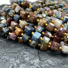Load image into Gallery viewer, ABCGEMS Namibian Pietersite Beads (A Revolutionary Cutting Technique Brings a More Dynamic Look to a Traditional Cube) Diamond-Cut 3D Magical-Cube Tiny 6mm