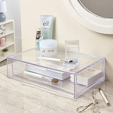 Load image into Gallery viewer, STORi Audrey Stackable Cosmetic Organizer Drawer 12" Wide | Clear