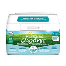 Load image into Gallery viewer, Happy Baby Organic Infant Formula, 1-12 Months, 21 Ounce, 4 Count, Complete Nutrition for Babies Sensitive to Lactose, with Key Vitamins & Minerals, Prebiotics, and Milk from Organic Dairy Farms