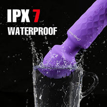 Load image into Gallery viewer, Powerful Vibrator Adult Sensory Toys,Mini Viberate Wand Massager with 20 Vibration Modes,Whisper Quiet,Waterproof,Handheld, Cordless Dildo,Sex Toys Accessories for Women Couples Pleasure(Purple)