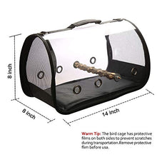 Load image into Gallery viewer, Blue Mars Bird Carrier, Bird Travel Cage Portable&Breathable&Lightweight Pets Birds Travel Cage (Samll)