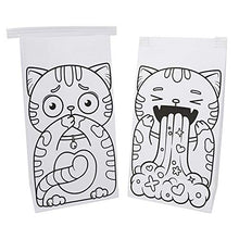 Load image into Gallery viewer, BIG FUDGE Barf Bags! Set of 50 Vomit Bags. 9.5 x 6” Disposable Bag for Motion Sickness, Health Reasons Medical Emesis Bag, Hangover Puke Bag and General Fast Opening Throw Up Bags.