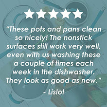 Load image into Gallery viewer, Rachael Ray Cucina Hard Anodized Nonstick Sauce Pan/Saucepan with Lid, 3 Quart, Blue