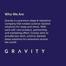 Load image into Gallery viewer, Gravity Cooling Blanket: The Weighted Blanket for Sleep | Premium Weighted Blanket with Removable Cover | Generation 2 with Button/Ties Fastening System | Grey, 15lbs, 48"x72"