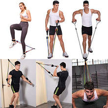 Load image into Gallery viewer, Resistance Bands Set - Expander Yoga Exercise Fitness Rubber Tube Bands for Home Gyms - Workout Elastic Pull Rope - Body Stretch Training Pedal Excerciser