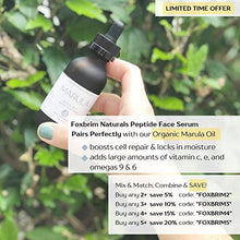 Load image into Gallery viewer, Peptide Complex Serum - BEST Anti Aging Serum - Anti Wrinkle Skin Care - Advanced Delivery - Facial Skin Care - Natural & Organic - Plump, Smooth and Even Skin - For Collagen Production & Optimal Skin Health - Amazing Guarantee 1oz