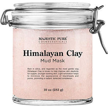 Load image into Gallery viewer, Himalayan Clay Mud Mask for Face and Body by Majestic Pure - Exfoliating and Facial Acne Fighting Mask - Reduces Appearance of Pores, 10 oz