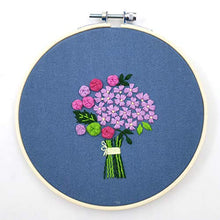 Load image into Gallery viewer, Maydear Stamped Embroidery Kit for Beginners with Pattern, Cross Stitch kit, Embroidery Starter Kit Including Embroidery Hoop, Color Threads and Embroidery Scissors - Fragrance