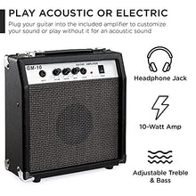 Load image into Gallery viewer, Best Choice Products Beginner Acoustic Electric Guitar Starter Set w/ 41in, All Wood Cutaway Design, Case, Strap, Picks, Tuner - Black