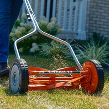 Load image into Gallery viewer, American Lawn Mower Company 1204-14 14-Inch 4-Blade Push Reel Lawn Mower, Red