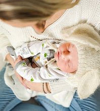 Load image into Gallery viewer, Burt's Bees Baby - Unisex Sleep & Play, Organic Pajamas, NB - 9M One-Piece Zip Up Footed PJ Jumpsuit