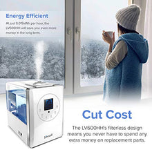 Load image into Gallery viewer, LEVOIT Humidifiers for Large Room Bedroom (6L), Warm and Cool Mist Ultrasonic Air Humidifier for Home Whole House Babies Room, Customized Humidity, Remote, Germ Free and Whisper-Quiet