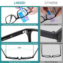 Load image into Gallery viewer, Blue Light Blocking Glasses - 3Pack Computer Game Glasses Square Eyeglasses Frame, Blue Light Blocker Glasses for Women Men, Anti Eye Eyestrain Reading Gaming Glasses Non Prescription