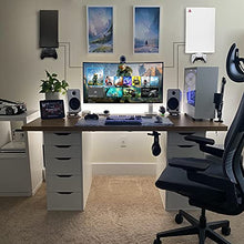 Load image into Gallery viewer, Wall Mount for PS5 Playstation 5 Disc Edition and Digital Edition (Mounts The Console on Wall Near or Behind TV with Invisible Design), Including 2 Accessory Holders for Controller & Headset (Black)