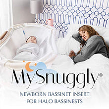 Load image into Gallery viewer, MySnuggly Newborn Bassinet Insert for Halo Bassinets | Safe Real Cuddling Feeling for Better Sleep | Patent Pending