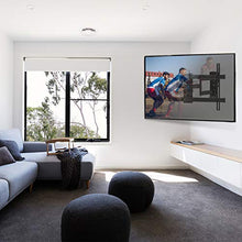 Load image into Gallery viewer, Corner TV Wall Mount Full Motion- Corner TV Bracket Fits 37-65 Inch LED, LCD 4K Flat Curved Screen TVs- Hold up to 99 lbs Max VESA 600x400 W/Tilt, Swivel and Level