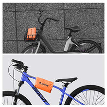 Load image into Gallery viewer, Puroma Bike Cover Outdoor Waterproof Bicycle Covers Rain Sun UV Dust Wind Proof with Lock Hole for Mountain Road Electric Bike, XL (Orange & Black)