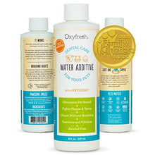Load image into Gallery viewer, Oxyfresh Premium Pet Dental Care Solution Pet Water Additive: Best Way to Eliminate Bad Dog Breath and cat Breath - Fights Tartar and Plaque - So Easy, just add to Water! Vet Recommended! 8 oz.