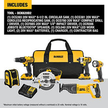 Load image into Gallery viewer, DEWALT 20V MAX Combo Kit, Compact 6-Tool (DCK620D2)