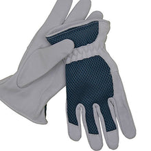 Load image into Gallery viewer, Leather Gardening Gloves Women, 3D Mesh Breathable Garden Working Glove