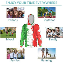 Load image into Gallery viewer, Flag of Italy Print Hoodies Kids 3D Print Sweatshirts Long Sleeve Pullover Hoodies with Pocket for Teen Boys and Girls Black