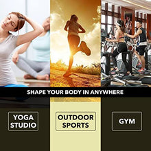 Load image into Gallery viewer, Dumoyi Smart Weighted Fit Hoop for Adults Weight Loss, 24 Detachable Knots, 2 in 1 Adomen Fitness Massage Workout Equipment, Great for Exercise and Fitness (Black- Golden)