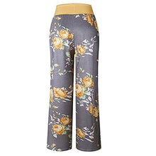 Load image into Gallery viewer, Women Pants Neartime Print Loose Casual Pants American Flag Drawstring Wide Leggings (2XL, Yellow)