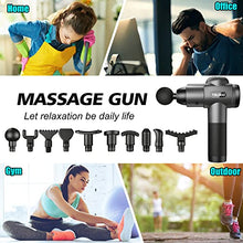 Load image into Gallery viewer, TOLOCO Massage Gun, Upgrade Percussion Muscle Massage Gun for Athletes, Handheld Deep Tissue Massager for Mothers Day Gifts (Grey)