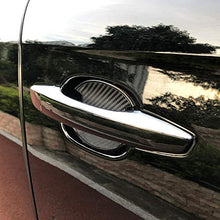 Load image into Gallery viewer, LECART 4PCS Premium Car Door Cup Scratch Protector TPU Carbon Fiber Like 3D Stickers Universal Auto Door Cup Scratch Protection Cover Guard Film for BENZ AUDI JEEP BMW LEXUS FORD BUICK SUV Truck Black