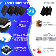 Load image into Gallery viewer, Couch Cushion Support for Sagging Seat, Under Couch Support Board, Saggy Sofa Cushion Support, Firmer ABS Board Cushion Support, Thicker Furniture Couch Slats Seat Saver, 17x66 inch