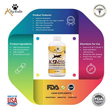 Load image into Gallery viewer, K9 Joint Relief: Glucosamine for Dogs, Liquid Joint Supplement with Chondroitin and MSM, Pain Relief for Arthritis, Hip Dysplasia, Aging, Etc., 32 Ounce