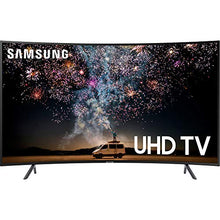 Load image into Gallery viewer, SAMSUNG UN65RU7300 65" RU7300 HDR 4K UHD Smart Curved LED TV (2019 Model) with Home Theater Surround Sound 31" Soundbar Bundle Includes Screen Cleaner + 6-Outlet Surge Adapter + 2X HDMI Cable Black