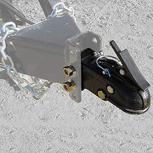 Load image into Gallery viewer, Heavy Duty Cast Adjustable Trailer Coupler 2-5/16 in,15000LBS Capacity Channel-Mount Coupler with Hardware Kit