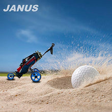 Load image into Gallery viewer, Janus Golf Push Cart, Golf cart for Golf Bag,Golf Pull cart for Golf Clubs, Golf Push carts 3 Wheel Folding, Golf Accessories for Men Women,Golf cart Accessories,Ideal for Golf Clubs