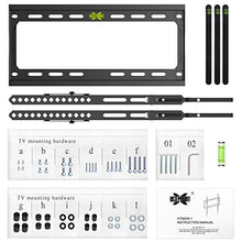 Load image into Gallery viewer, USX MOUNT Tilt TV Wall Mount Low Profile, Tilting TV Mount Bracket for Most 26-55" Flat Screen LED, LCD, OLED, 4K TVs, TV Bracket VESA 400x400mm-Weight Capacity Up to 99lbs, Space Saving for 16" Stud