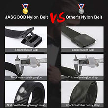 Load image into Gallery viewer, JASGOOD Nylon Canvas Breathable Military Tactical Men Waist Belt With Plastic Buckle