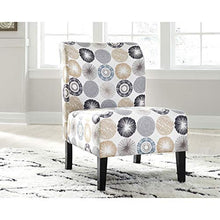 Load image into Gallery viewer, Signature Design by Ashley - Triptis Accent Chair - Casual - Tan/Gray - Geometric Circles